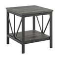 Picket House Furnishings Owen End Table in Grey