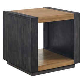 Picket House Stephen Black Light Oak End Table