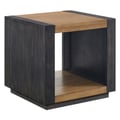 Picket House Furnishings Stephen End Table in Light Oak & Black