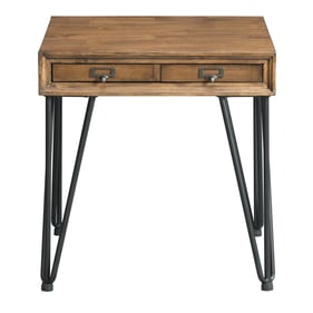 Picket House Tanner Light Walnut Wood End Table