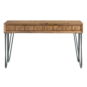 Picket House Tanner Light Walnut Wood 2 Drawers Sofa Table