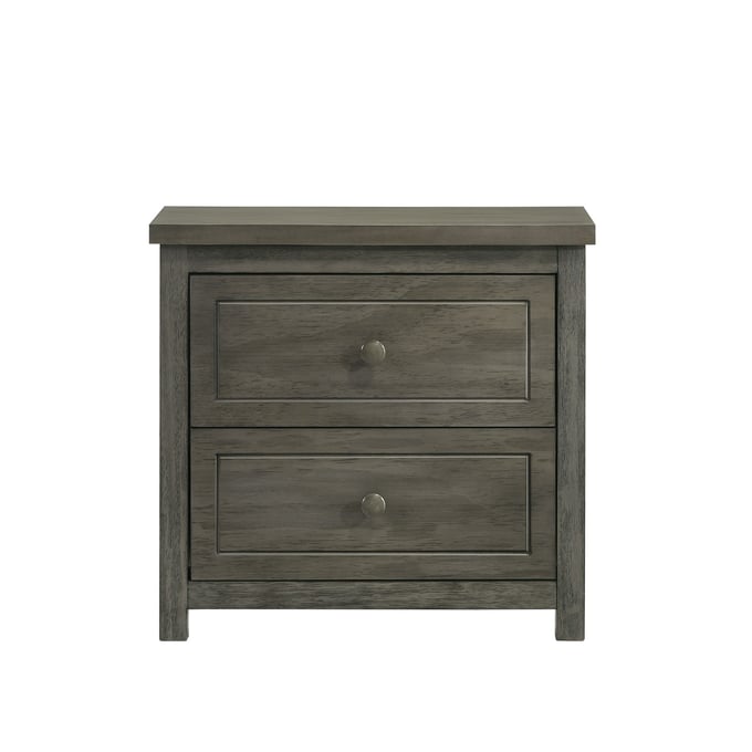 Picket House Wyatt Grey 2 Drawer Nightstand PKT-TE300NS