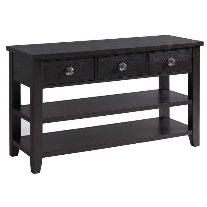 Picket House Kahlil Espresso 3 Drawers Sofa Table PKT-TKN100ST