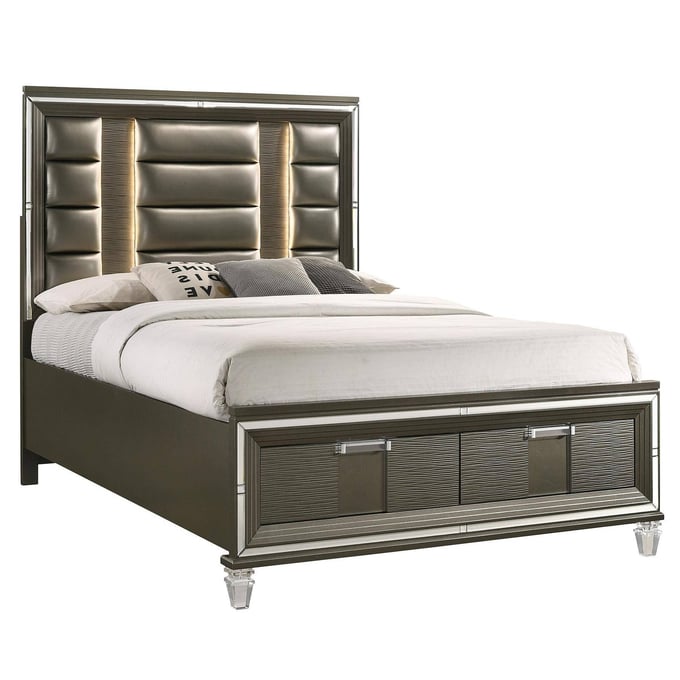 Picket House Charlotte Copper Wood Queen Drawer Bed PKT-TN600QB