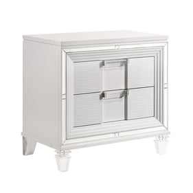 Picket House Charlotte White 2 Drawer USB Nightstand