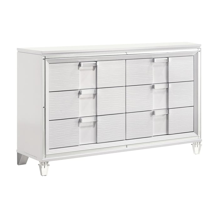 Picket House Charlotte Youth White 6 Drawers Dresser PKT-TN777DR