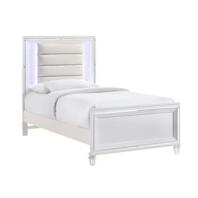 Picket House Charlotte Youth White Twin Platform Bed