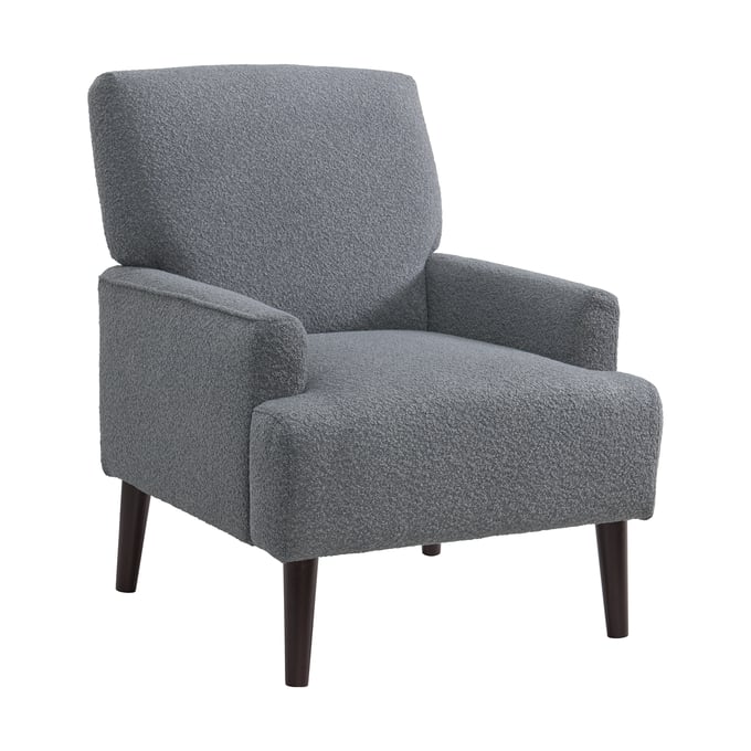 Picket House May Grey Espresso Boucle Chair PKT-U-4410-8333-100