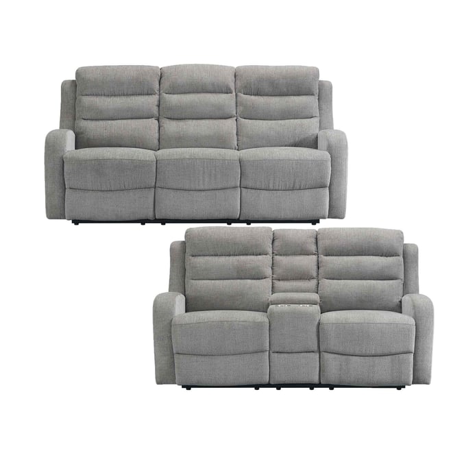 Picket House Bexley Grey 2pc Living Room Set PKT-U-5260-8650-SL-2PC