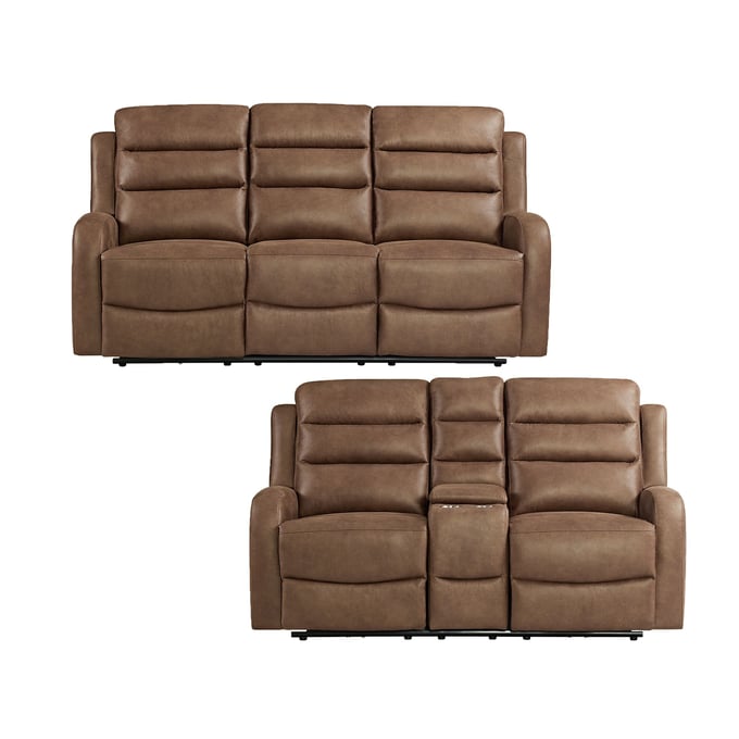 Picket House Bexley Brown 2pc Living Room Set PKT-U-5260-8940-SL-2PC