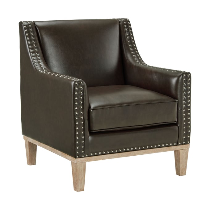 Picket House Aster Brown Fabric Nailhead Chair PKT-UAG121100DWBE