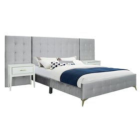 Picket House Mila Silver Grey 3pc Queen Bedroom Set