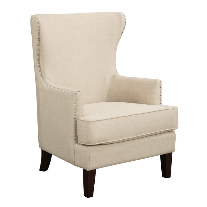 Picket House Avery Natural Nailhead Accent Arm Chair PKT-UCY082102E