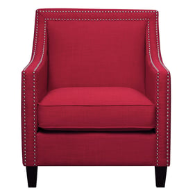 Picket House Emery Berry Fabric Nailhead Chair