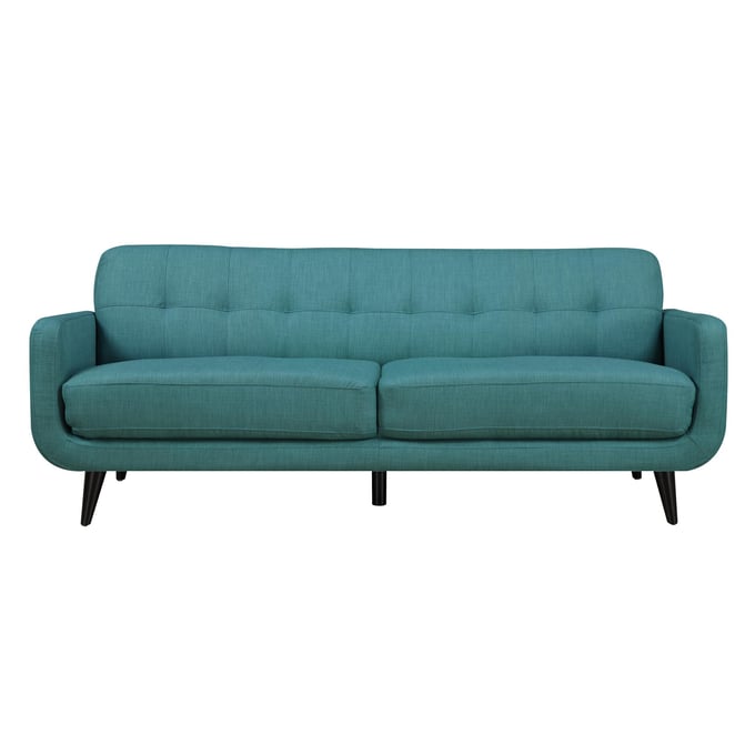 Picket House Hailey Teal Fabric Sofa PKT-UHD087300NP