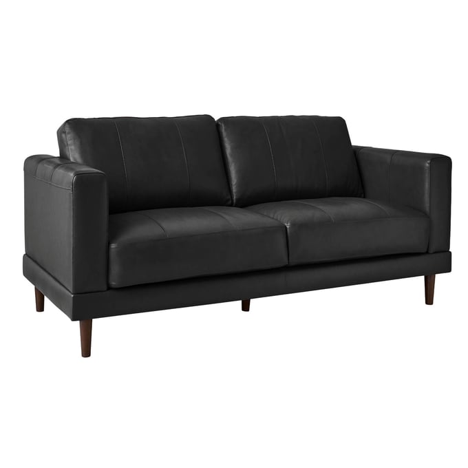 Picket House Hanson Charcoal Leather Loveseat PKT-UHT3782200