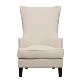 Picket House Kegan Natural Fabric Nailhead Accent Chair