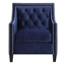 Picket House Teagan Navy Fabric Accent Chair