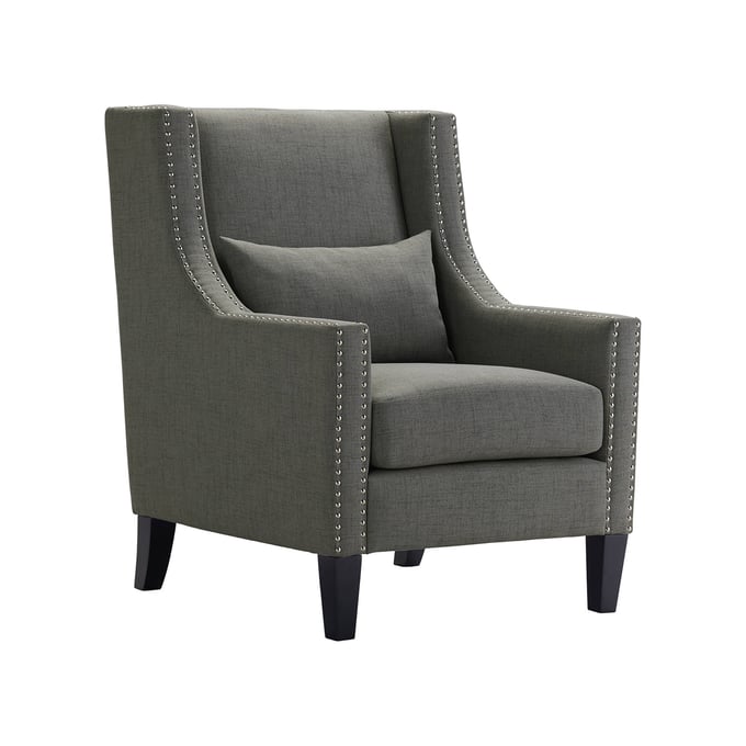 Picket House Ryan Charcoal Fabric Accent Arm Chair PKT-UWT3302100E