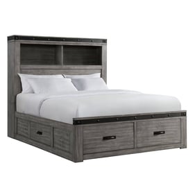 Picket House Montauk Gray Youth Full Platform Storage Bed