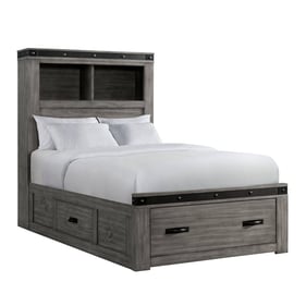 Picket House Montauk Gray Youth Twin Platform Storage Bed