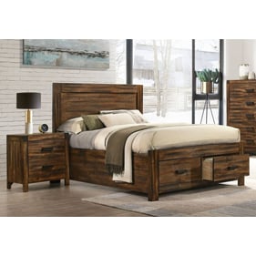 Picket House Wren Chestnut 2pc Bedroom Set with Full Platform Storage Bed