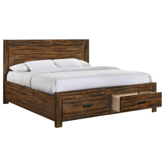 Picket House Wren Chestnut King Platform Storage Bed PKT-WN100KSB