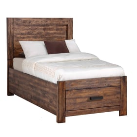 Picket House Wren Chestnut Twin Platform Storage Bed