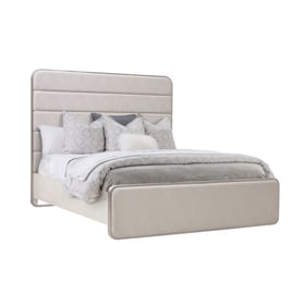 Pulaski Brighton Gray Queen Upholstered Bed