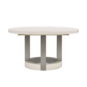 Pulaski Brighton White Round Dining Table with Leaf Extension