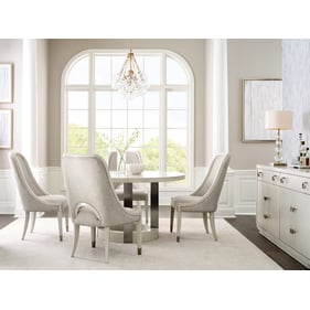 Pulaski Brighton White 5pc Dining Room Set