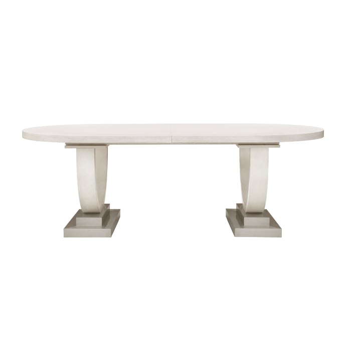 Pulaski Brighton White Trestle Dining Table with Leaf Extension PLF-P378-DR-K2