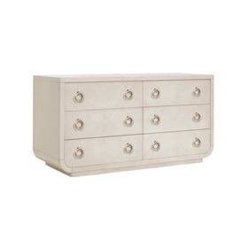 Pulaski Brighton White 6 Drawers Dresser