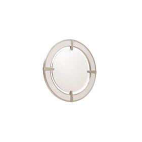 Pulaski Brighton White Round Dresser Mirror