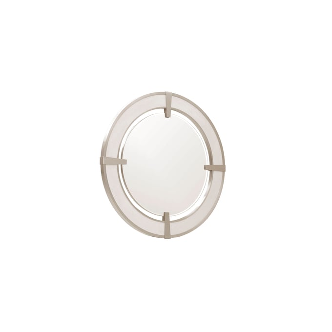 Pulaski Brighton White Round Dresser Mirror PLF-P378110