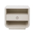 Brighton Stone Top Accent Nightstand with Storage Drawer and USB Port