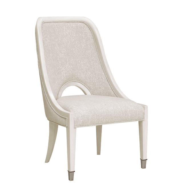 2 Pulaski Brighton White Upholstered Side Chairs PLF-P378270