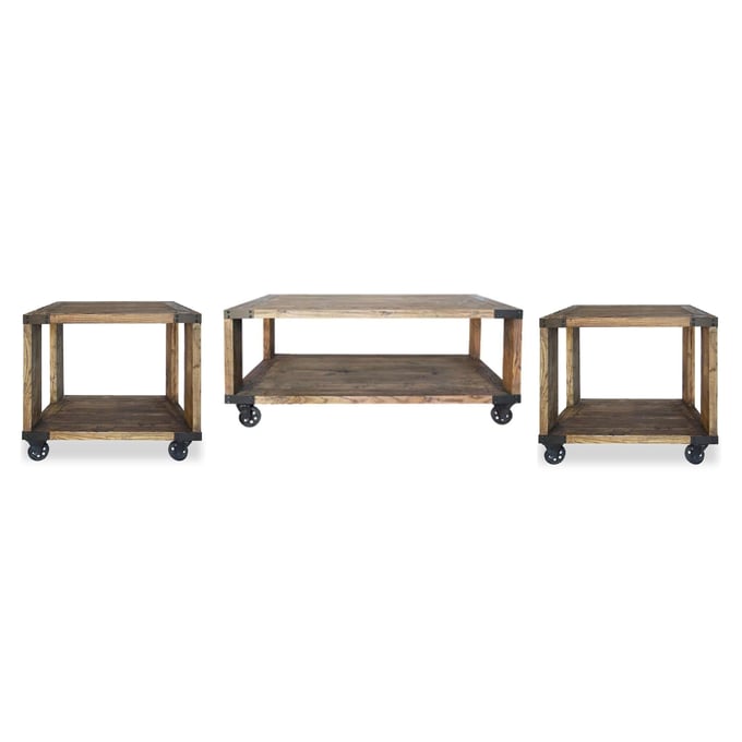 Primitive Collections Chadwick 3pc Coffee Table Set PMT-PC270-OCT-S1