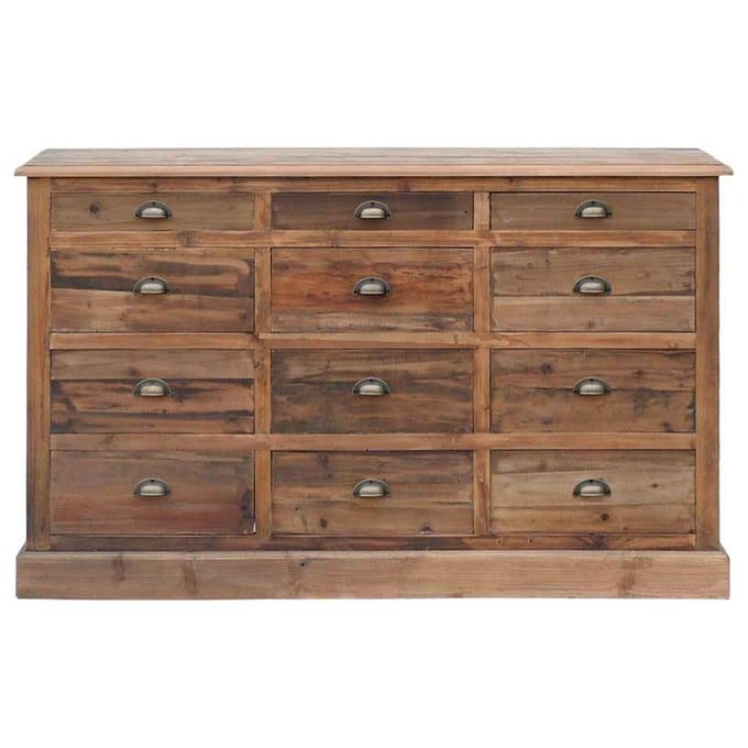 Primitive Collections Salvaged Brown Pine Dresser PMT-PC20120903910