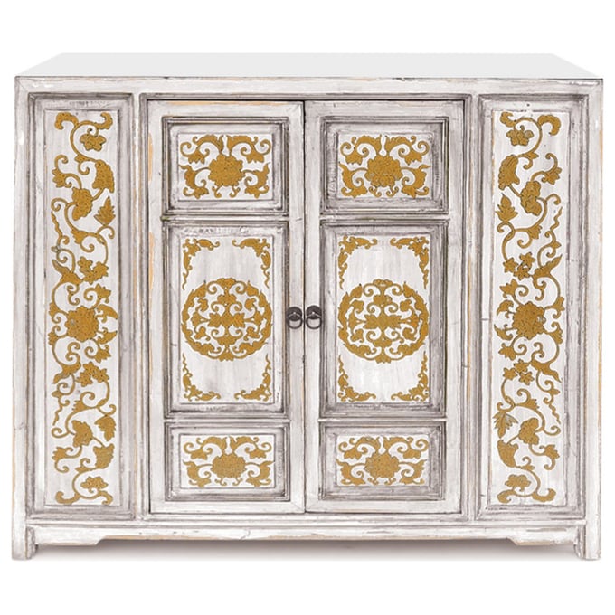 Primitive Collections Venetian White Cabinet PMT-PC20130300110