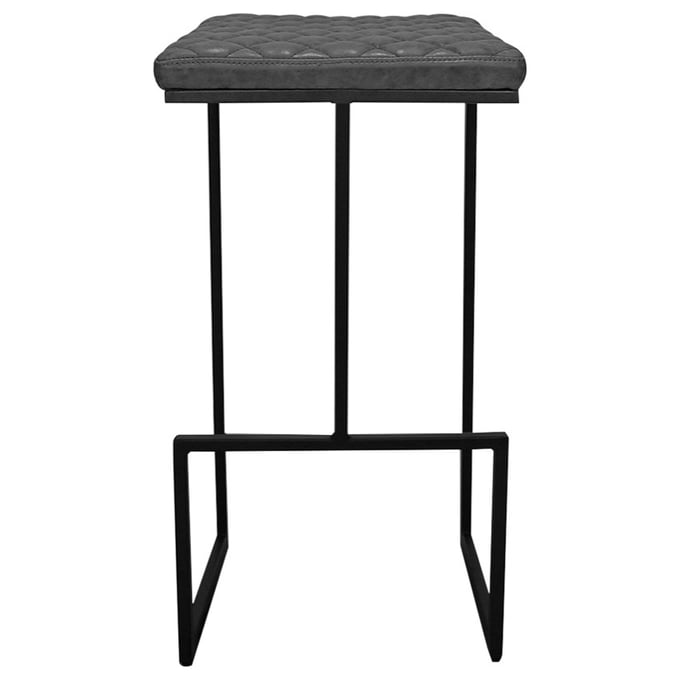 2 Primitive Collections Brava Grey Black Barstools PMT-PCCQ8841CHAR10