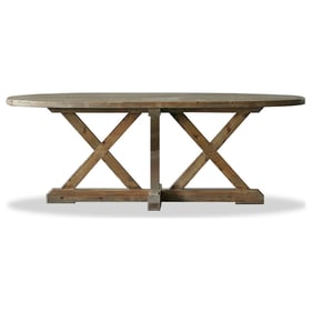 Primitive Collections Clover Brown Dining Table