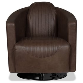 Primitive Collections Pan Am Chocolate Accent Chair