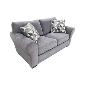 Porter Designs Savannah Gray Reversible Loveseat