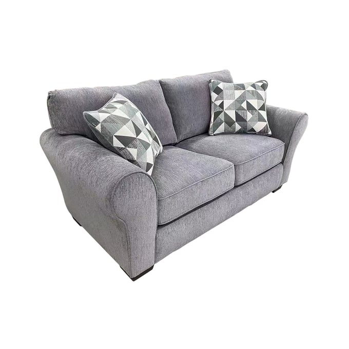 Porter Designs Savannah Gray Reversible Loveseat PORT-01-207-02-1731