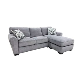 Porter Designs Savannah Gray Reversible Sectional