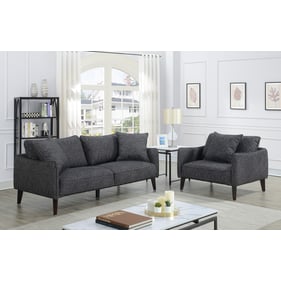 Porter Designs Cavett Gray 2pc Living Room Set