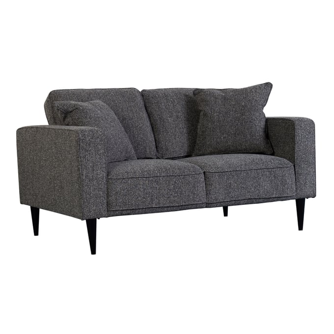 Porter Designs Keaton Gray Upholstered Loveseat PORT-01-33C-02-5401