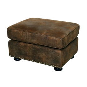 Porter Designs Elk River Brown Ottoman