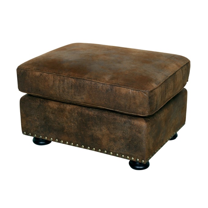 Porter Designs Elk River Brown Ottoman PORT-01-33C-05-975